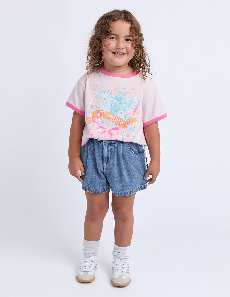 Load image into Gallery viewer, Eve Girls Love Denim Shorts
