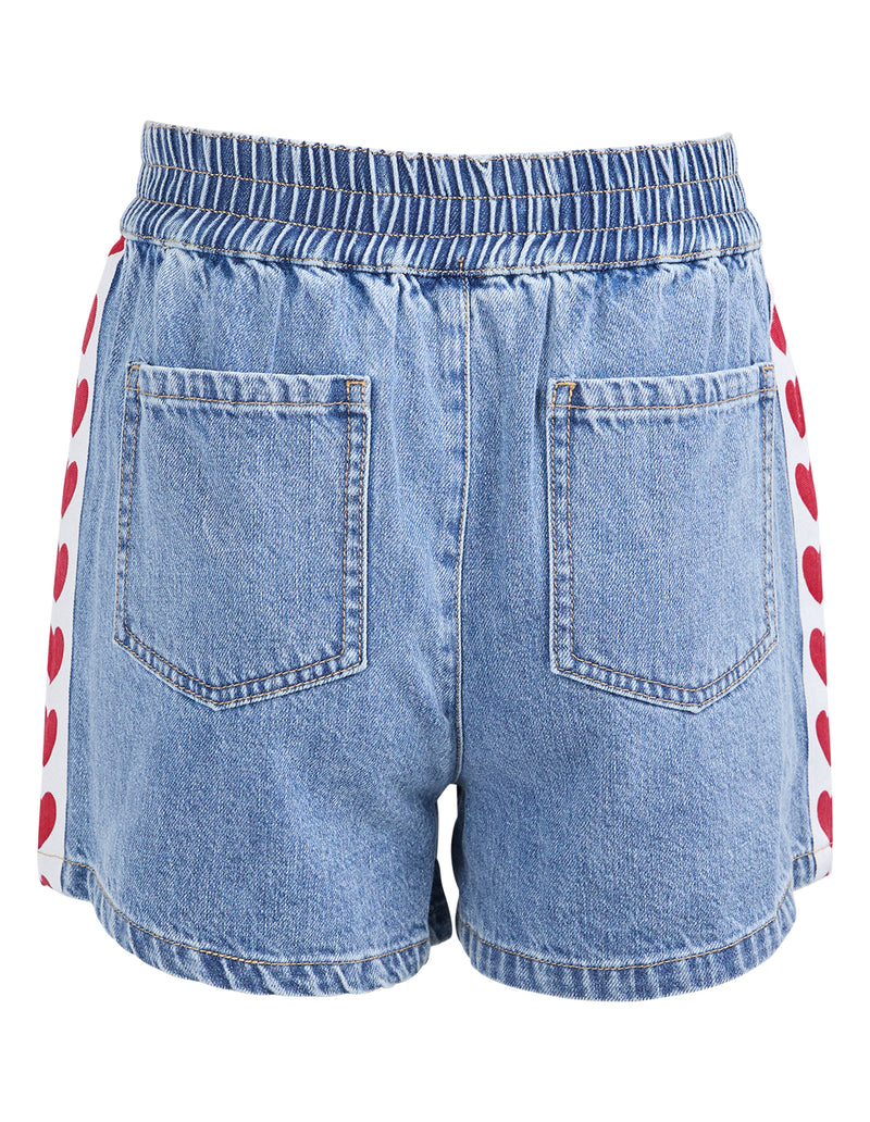 Load image into Gallery viewer, Eve Girls Love Denim Shorts
