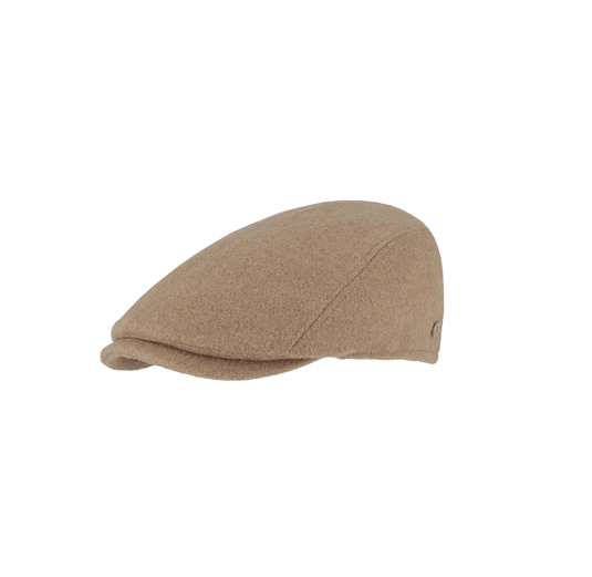 M By Flechet Wool Blend Flat Cap - Camel