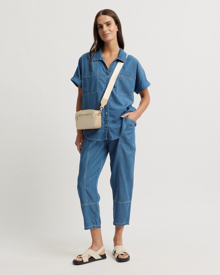 Load image into Gallery viewer, Yarra Trail Womens Marseille Short Sleeve Shirt
