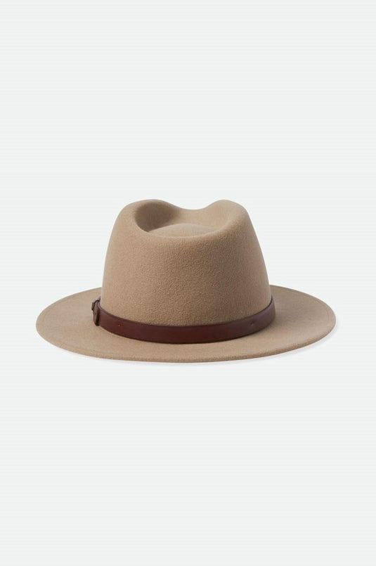 Brixton Mens Messer Fedora - Sand