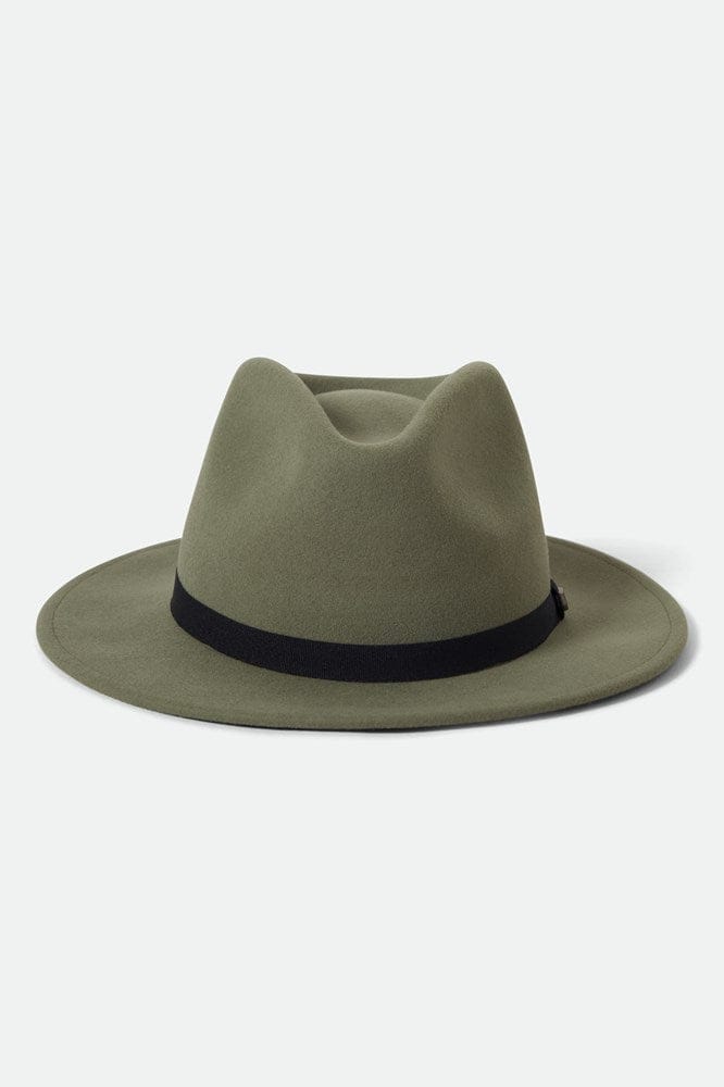 Load image into Gallery viewer, Brixton Messer Fedora - Olive
