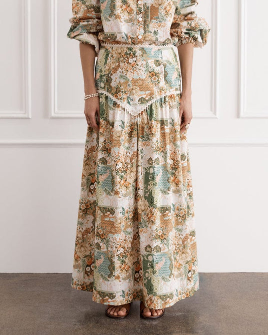 Heaven Mosaic Aida Maxi Skirt