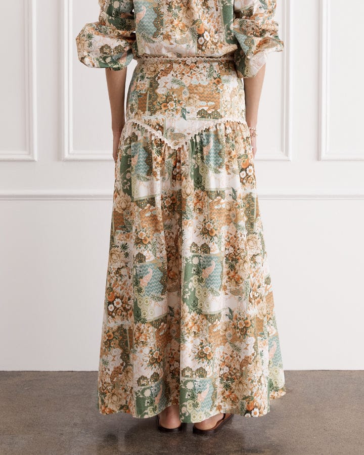 Load image into Gallery viewer, Heaven Mosaic Aida Maxi Skirt
