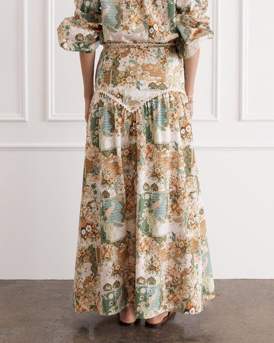 Heaven Mosaic Aida Maxi Skirt