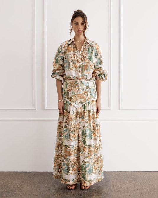 Heaven Mosaic Aida Maxi Skirt