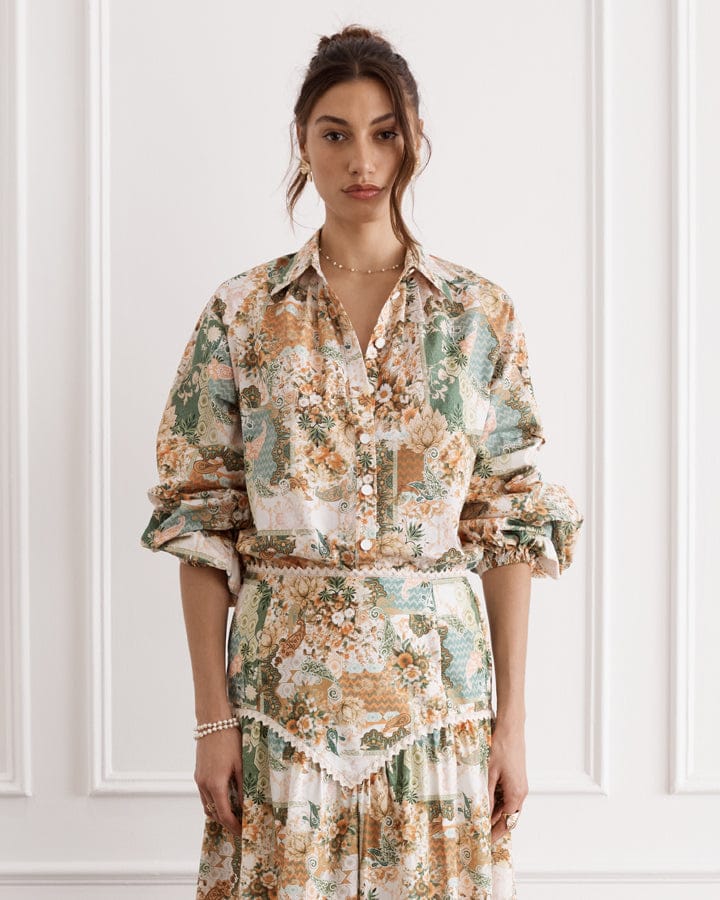 Load image into Gallery viewer, Heaven Mosaic Lucile Blouse
