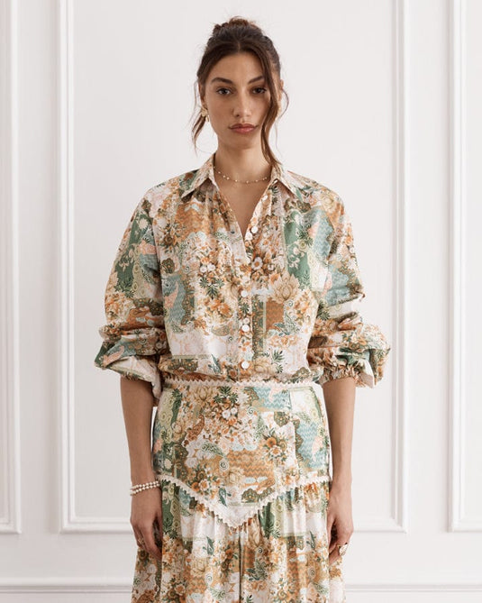 Heaven Mosaic Lucile Blouse