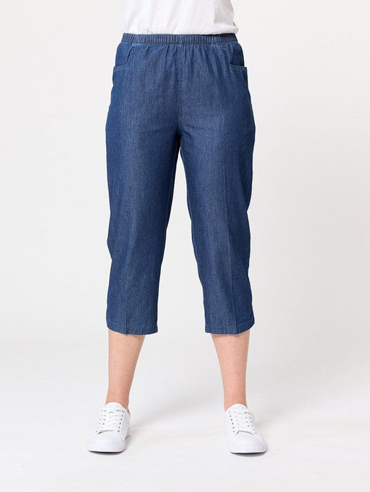 Black Pepper Womens Nashville Denim 3/4 Pant