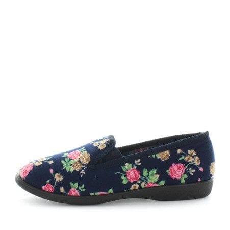 Panda Womens Erta Slipper - Navy Floral