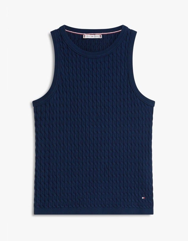 Load image into Gallery viewer, Tommy Hilfiger Womens Cable Knit Vest
