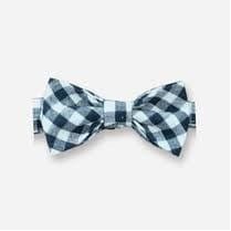 Load image into Gallery viewer, Love Henry Boys Bow Tie - Navy Pinstripe
