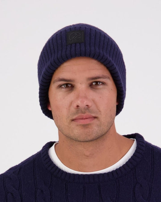 Swanndri Unisex Newton Beanie - Navy
