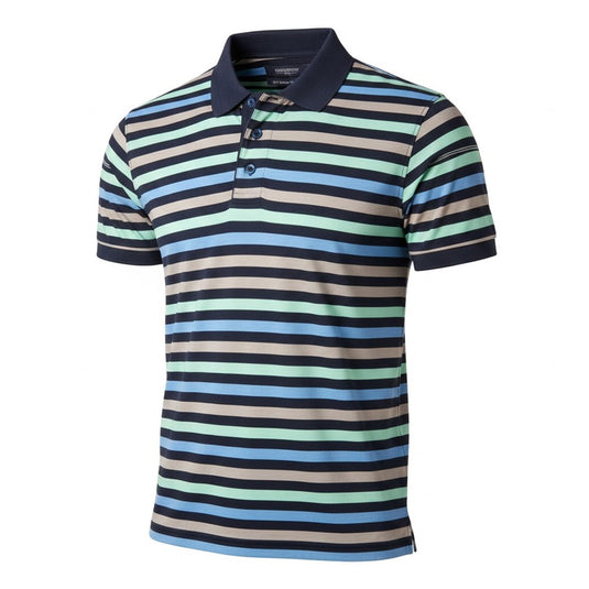 Bridgeport Mens Double Mercerized Polo - Mint