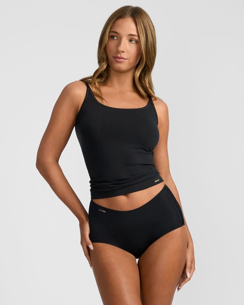 Load image into Gallery viewer, Jockey Womens No Panty Line Promise Full Brief - Black
