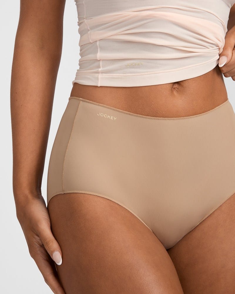 Load image into Gallery viewer, Jockey Womens No Panty Line Promise Full Brief - Natural
