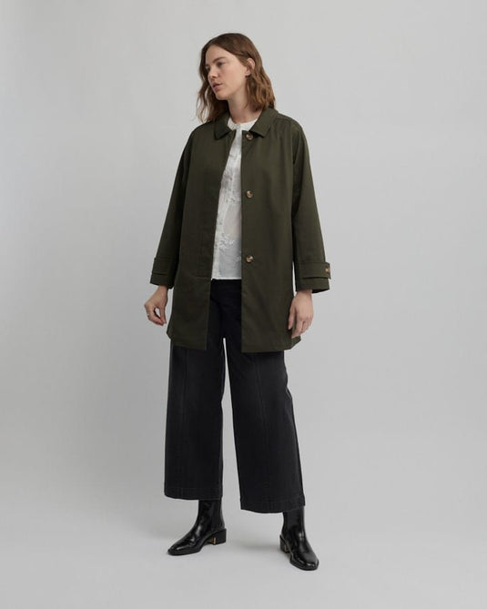 Yarra Trail Womens Nova Coat - Loden