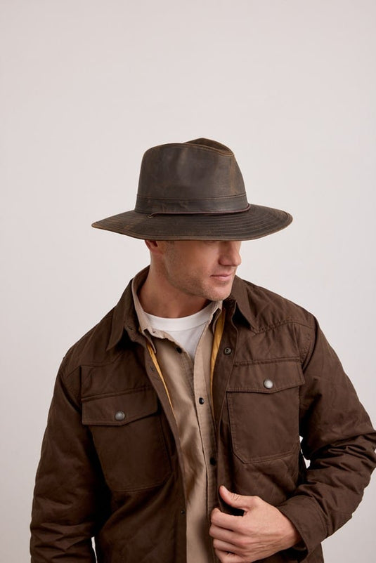 Avenel Hats Oakridge Weathered Cotton Safari Hat