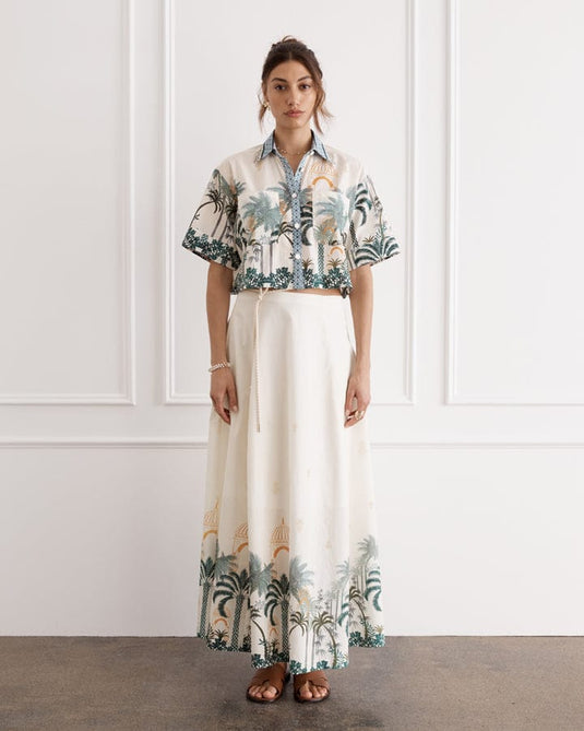 Heaven Oasis Remi Cropped Shirt