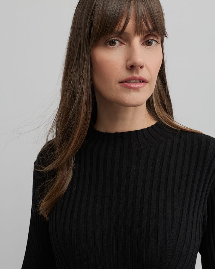 Load image into Gallery viewer, Yarra Trail Womens Oak Knit Dress - Black
