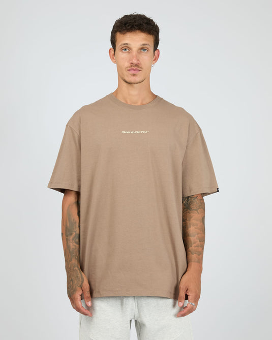 St Goliath Mens Omega Tee - Dust