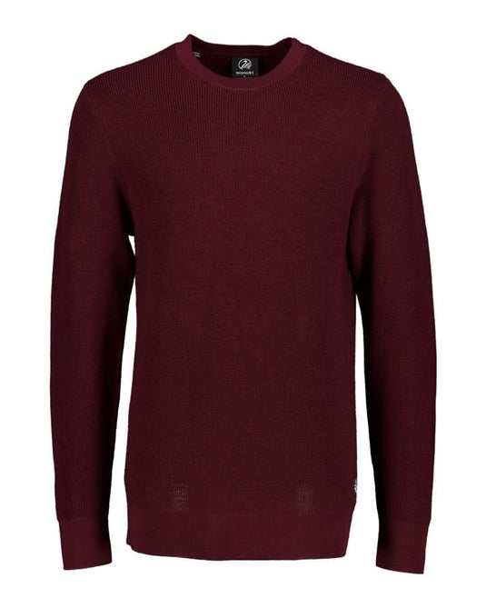 Swanndri Mens Otahu River V3 Crew Neck Merino - Shiraz