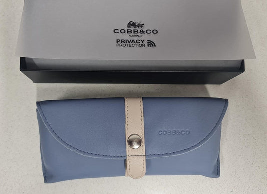 Cobb & Co Mens Iris Anti-Theft Technology Leather Glasses Holder