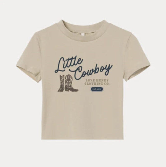 Love Henry Baby Boys Little Cowboy Tee