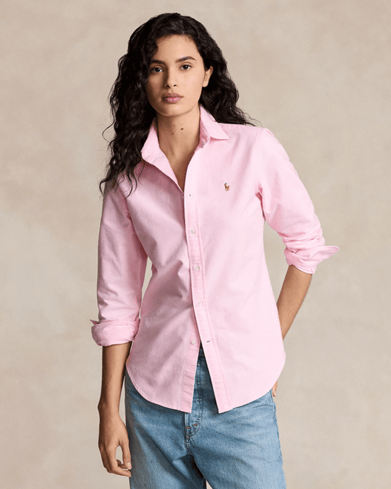 Ralph Lauren Womens Classic Fit Oxford Shirt - Bath Pink