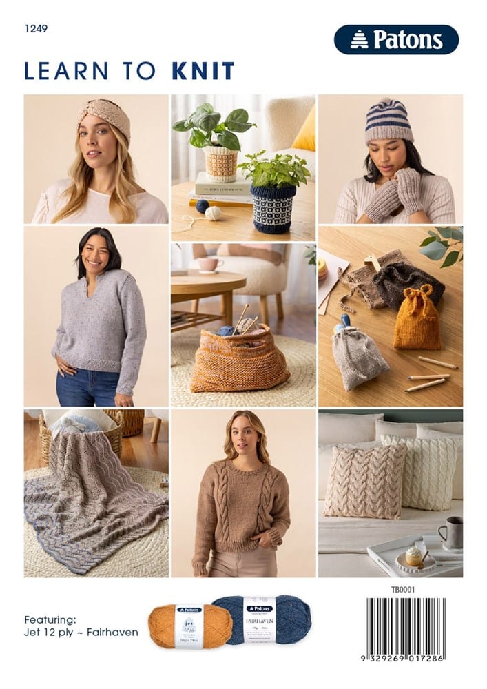 Load image into Gallery viewer, Patons Learn to Knit Instruction Book
