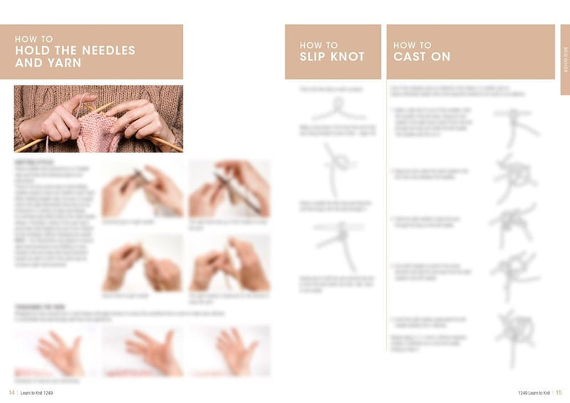 Load image into Gallery viewer, Patons Learn to Knit Instruction Book
