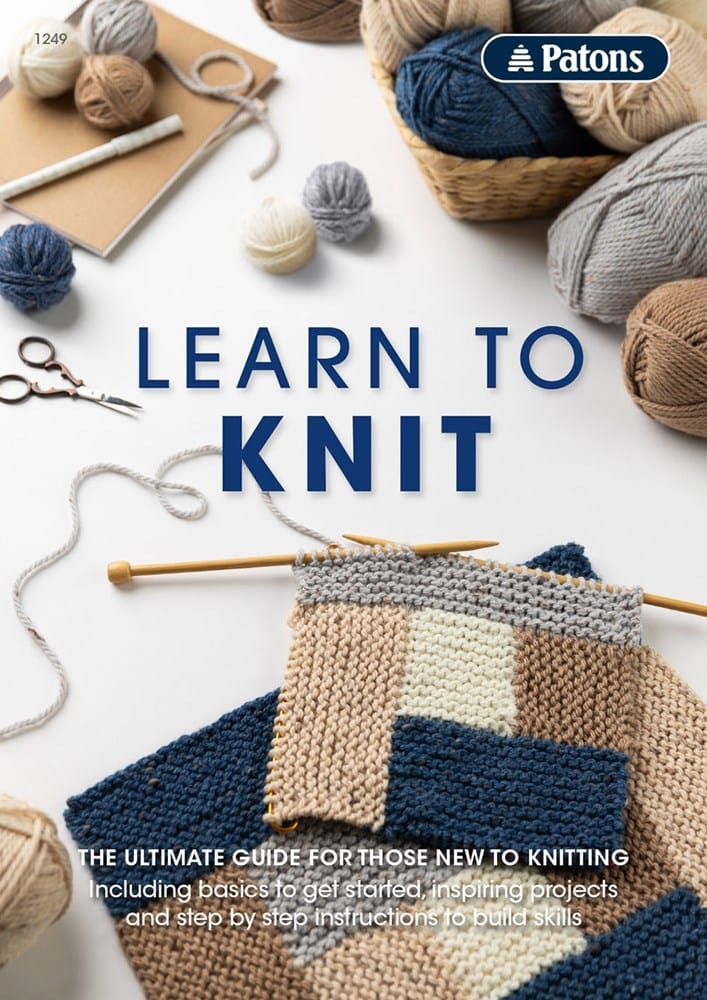 Load image into Gallery viewer, Patons Learn to Knit Instruction Book
