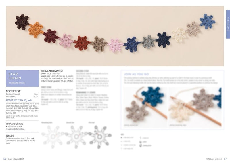 Load image into Gallery viewer, Patons Learn to Crochet Instruction Book
