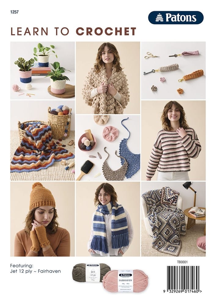 Load image into Gallery viewer, Patons Learn to Crochet Instruction Book
