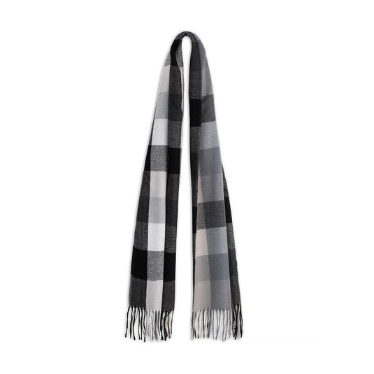 Avenel Womens Piper Wide Check Scarf