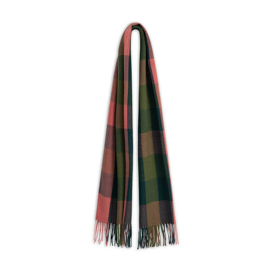 Avenel Womens Piper Wide Check Scarf