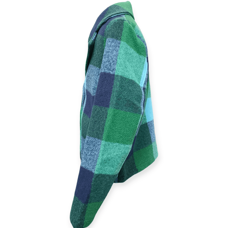 Load image into Gallery viewer, See Saw Womens Australian Wool Blend Plaid Jacket
