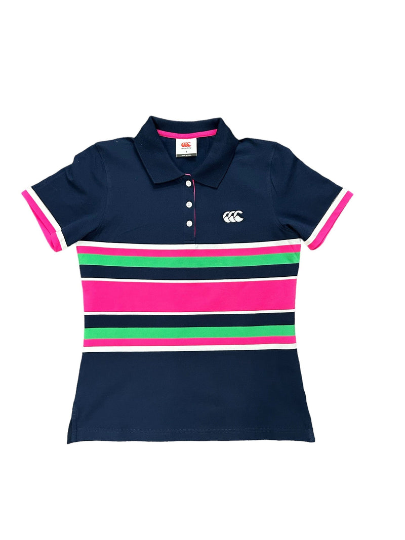 Load image into Gallery viewer, Canterbury Womens Multi Stripe Revival Polo
