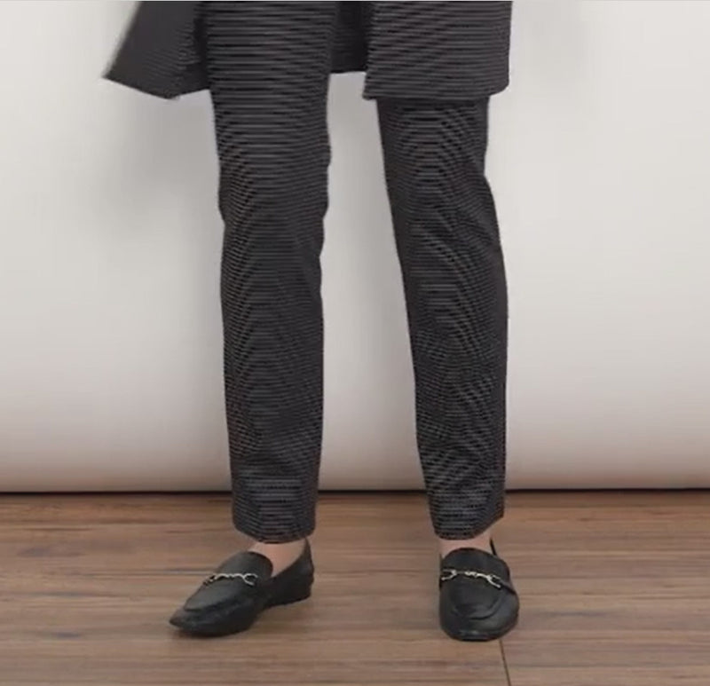 Load and play video in Gallery viewer, Up Pants Womens Checker Jacquard Slim Ankle Pant Pant
