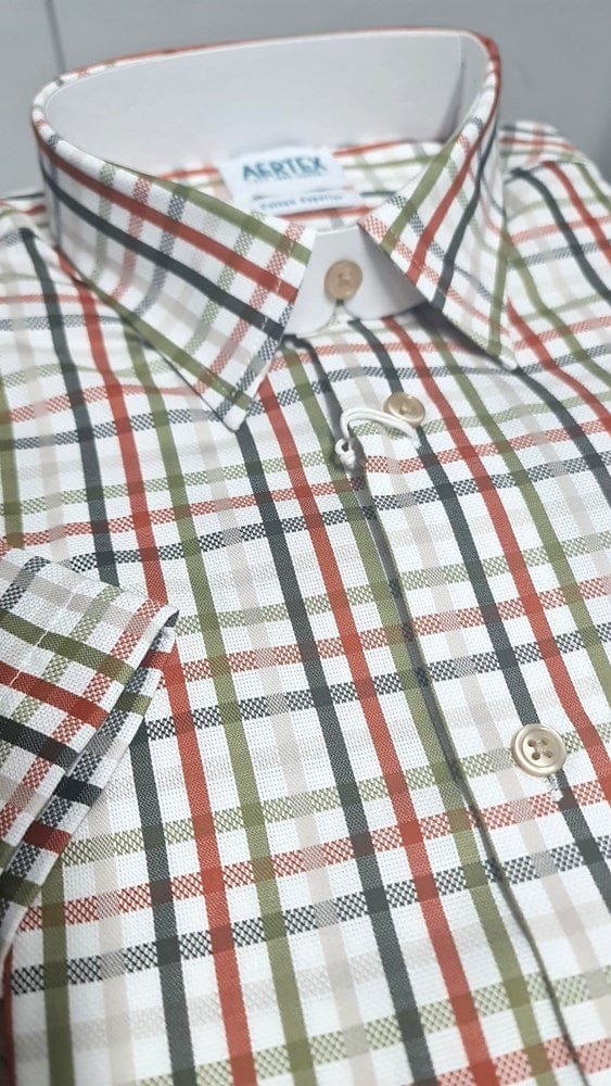 Load image into Gallery viewer, Aertex Mens Somerset FYU184 Cotton Shirt - Olive
