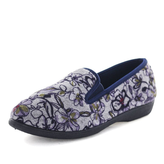 Panda Womens Erta Slipper - Purple Floral