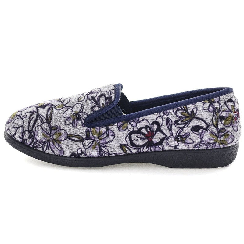 Load image into Gallery viewer, Panda Womens Erta Slipper - Purple Floral
