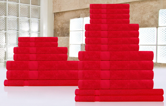 Kingtex Bath Collection - Red
