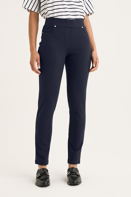 Yarra Trail Womens Reflection Pant - Navy