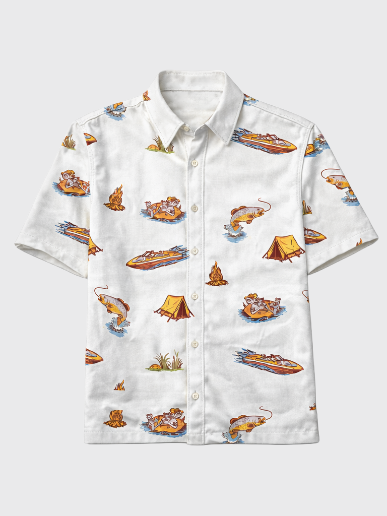 Load image into Gallery viewer, General Store Merchandise Mens River Rats Short Sleeve Shirt

