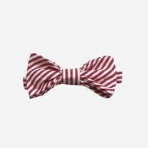 Love Henry Boys Bow Tie - Red Pinstripe