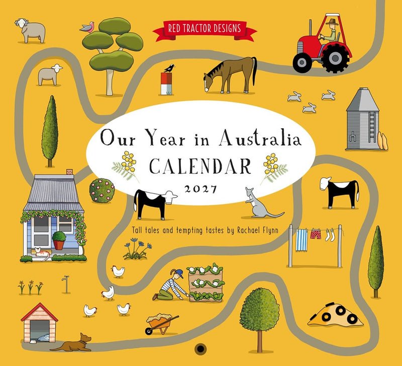 Load image into Gallery viewer, Red Tractor 2027 Calendar - Our Year in Australia
