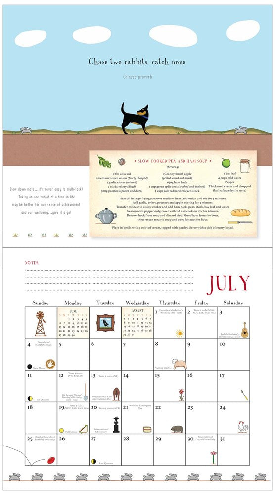 Load image into Gallery viewer, Red Tractor 2027 Calendar - Our Year in Australia
