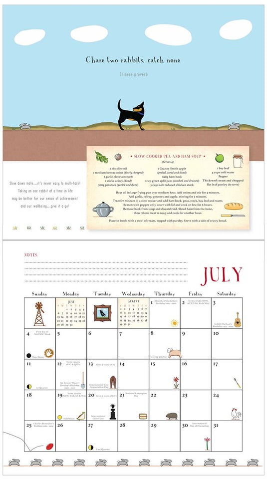 Red Tractor 2027 Calendar - Our Year in Australia