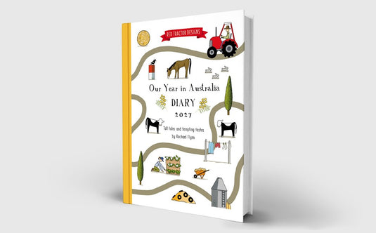 Red Tractor 2027 Diary - A5 Page To A Day